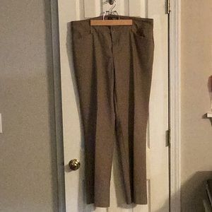 Lee dark khaki slacks, size 16 regular.